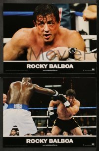 4g969 ROCKY BALBOA 6 French LCs '07 boxing sequel, director & star Sylvester Stallone!
