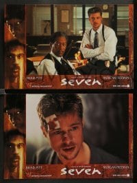 4g845 SEVEN 12 French LCs '95 David Fincher, Morgan Freeman, Brad Pitt!