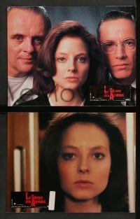 4g864 SILENCE OF THE LAMBS 10 French LCs '91 Jodie Foster, Anthony Hopkins, Scott Glenn!