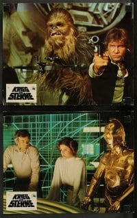 4g991 STAR WARS 4 French LCs '77 Luke, Han, Chewbacca, Vader, German language design!