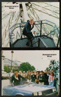 4g852 VIEW TO A KILL 12 French LCs '85 Roger Moore, Tanya Roberts, Christopher Walken, Grace Jones!