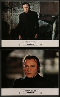 4g823 VILLAIN 16 French LCs '71 Richard Burton has the face of a Villain, cool image!