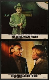 4g774 AMERICAN FRIEND 5 German LCs '77 Dennis Hopper in Wim Wenders' Der Amerikanische Freund!