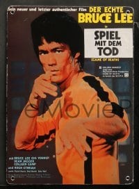 4g764 GAME OF DEATH 7 German LCs '79 Bruce Lee, Kareem Abdul Jabbar, kung fu!