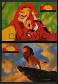 4g767 LION KING 7 German LCs R90s classic Disney cartoon set in Africa, great different images!