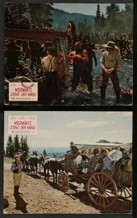 4g785 PAINT YOUR WAGON 4 German LCs R70s great images of Clint Eastwood & Lee Marvin!