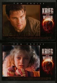 4g763 WAR OF THE WORLDS 8 German LCs '05 remake directed by Steven Spielberg starring Tom Cruise!