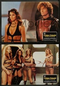 4g662 STARCRASH 12 Spanish LCs '79 great completely different images of super-sexy Caroline Munro!