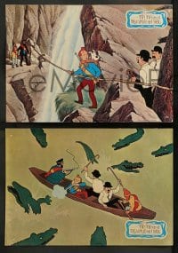 4g689 TINTIN & THE TEMPLE OF THE SUN 5 Spanish LCs '70 Lateste's Tintin et le temple du soleil
