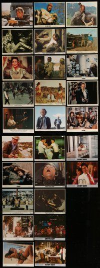 4h329 LOT OF 27 COLOR 8X10 STILLS AND MINI LCS '60s-80s great scenes from a variety of movies!
