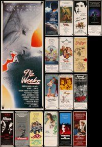 4h508 LOT OF 17 UNFOLDED 1980S INSERTS '80s great images from a variety of movies!
