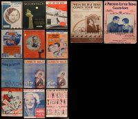 4h147 LOT OF 14 1930S SHEET MUSIC '30s songs from Cabin in the Sky, College Humor & more!