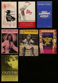 4h355 LOT OF 7 PLAYBILLS '60s-80s Gone with the Wind, Oliver, Black & White Minstrel Show & more!