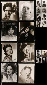 4h370 LOT OF 20 KAY FRANCIS REPRO 8X10 PHOTOS '80s wonderful portraits of the beautiful star!