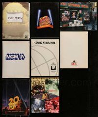 4h169 LOT OF 8 PRESSKITS '85 - '99 containing a total of 82 8x10 stills in all!