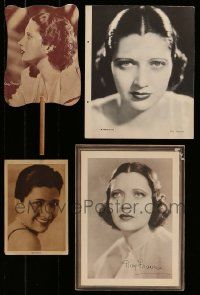 4h289 LOT OF 4 KAY FRANCIS ITEMS '30s great images of the beautiful Hollywood leading lady!