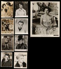 4h342 LOT OF 9 8X10 STILLS '30s-60s great scenes & portraits from a variety of different movies!