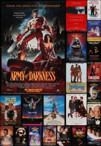 4h674 LOT OF 33 UNFOLDED VIDEO POSTERS '80s-90s great images from a variety of different movies!