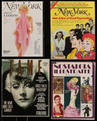 4h214 LOT OF 4 MAGAZINES '70s-00s New York, Fame & Nostalgia Illustrated!