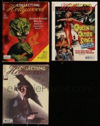 4h222 LOT OF 3 COLLECTING HOLLYWOOD MAGAZINES '95 great images of classic movie memobrabilia!
