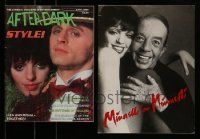 4h226 LOT OF 2 LIZA MINNELLI MAGAZINES '80s-90s on the cover of After Dark & with her father!