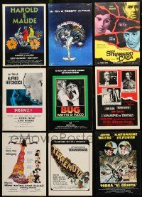 4h252 LOT OF 9 9X13 ITALIAN TROLLEY POSTERS '60s-80s great images from a variety of movies!
