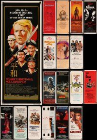 4h504 LOT OF 18 UNFOLDED 1980S INSERTS '80s great images from a variety of movies!