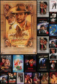 4h675 LOT OF 22 UNFOLDED VIDEO POSTERS '80s-90s great images from a variety of different movies!