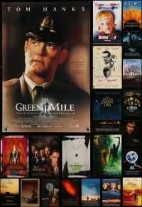 4h613 LOT OF 24 UNFOLDED MOSTLY DOUBLE-SIDED MOSTLY 27X40 ONE-SHEETS '90s-00s great movie images!