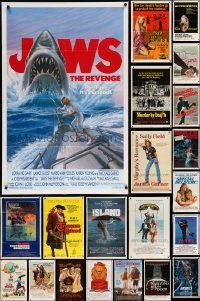 4h065 LOT OF 38 FOLDED ONE-SHEETS '60s-80s great images from a variety of different movies!