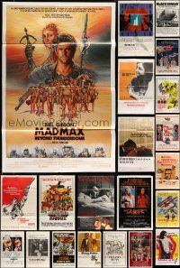 4h057 LOT OF 51 FOLDED ONE-SHEETS '60s-80s great images from a variety of different movies!