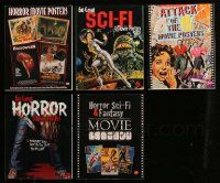 4h025 LOT OF 5 BRUCE HERSHENSON HORROR/SCI-FI SOFTCOVER MOVIE BOOKS '90s-00s all color images!