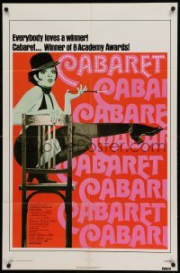 4j121 CABARET 1sh R74 Liza Minnelli sings & dances in Nazi Germany, directed by Bob Fosse!