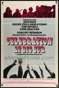 4j139 CELEBRATION AT BIG SUR int'l 1sh '71 celebrate with Joan Baez, Crosby, Stills, Nash & Young!