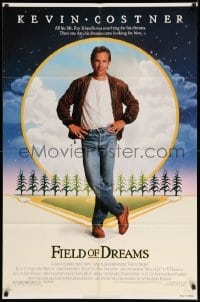 4j285 FIELD OF DREAMS 1sh '89 Kevin Costner baseball classic, if you build it, they will come!