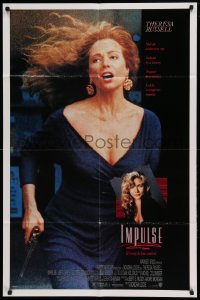4j429 IMPULSE 1sh '90 sexy Theresa Russell, Fahey, directed by Sondra Locke!