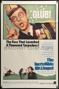 4j434 INCREDIBLE MR. LIMPET 1sh '64 wacky Don Knotts turns into a cartoon fish!