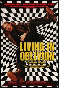 4j504 LIVING IN OBLIVION 1sh '95 Steve Buscemi, Tom DiCillo, the film crew from Hell!