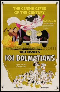 4j643 ONE HUNDRED & ONE DALMATIANS 1sh R79 most classic Walt Disney canine family cartoon!