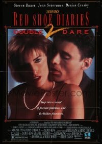 4j722 RED SHOE DIARIES 2 2-sided 27x40 video poster '93 Zalman King, sexy romantic images!