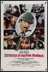 4j734 REVENGE OF THE PINK PANTHER int'l 1sh '78 many images of wacky Peter Sellers in disguises!