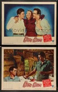 4k944 HASTY HEART 2 LCs '50 Ronald Reagan & Patricia Neal, Richard Todd, most raved about hit!