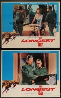 4k954 LONGEST DAY 2 LCs R69 Curt Jurgens, Irina Demick, cool images from World War II D-Day movie!
