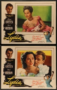 4k955 LYDIA 2 LCs R47 great images of pretty Merle Oberon & Joseph Cotten, she has 4 loves!