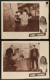 4k958 MARAUDERS 2 LCs R50s cowboy western images of William Boyd as Hopalong Cassidy!