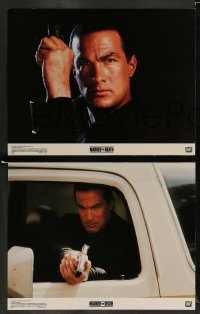 4k477 MARKED FOR DEATH 8 color 11x14 stills '90 tough guy Steven Seagal, a good cop in a bad mood!