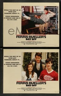 4k001 FERRIS BUELLER'S DAY OFF 8 English LCs '86 Matthew Broderick in John Hughes teen classic!