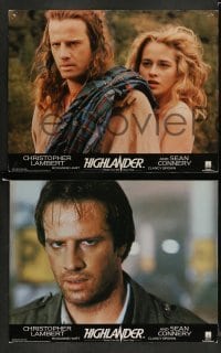 4k002 HIGHLANDER 13 English LCs '86 Christopher Lambert, Sean Connery, Roxanne Hart!