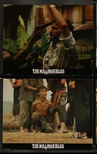 4k015 KILLING FIELDS 7 English LCs '84 Sam Waterston, John Malkovich, Cambodian Civil War!
