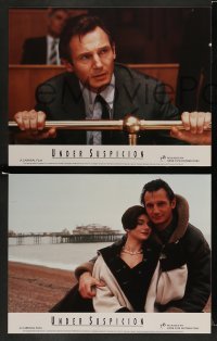 4k013 UNDER SUSPICION 8 English LCs '92 Liam Neeson gets away with murder, sexy Laura San Giacomo!